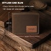 Wrangler Men’s Bifold Wallet Genuine Leather Branded Wallet, RFID Blocking, Casual Everyday 10-20 Cards Purse with AirTag Holder, Men's Accessories - 2 of 4