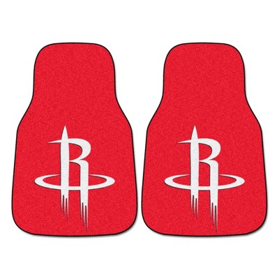 NBA Houston Rockets Carpet Car Mat Set - 2pc