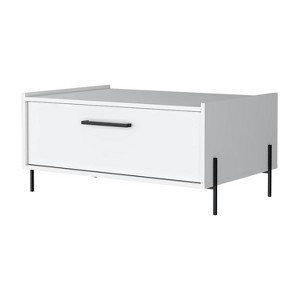 NicBex Modern 33.1" Rectangle Coffee Table with Flip Down Door for Living Room - 1 of 4
