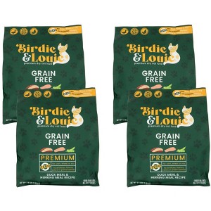 Birdie & Louie Dry Cat Food Duck Meal and Herring Recipe - Case of 4/3.5 lb - 1 of 1