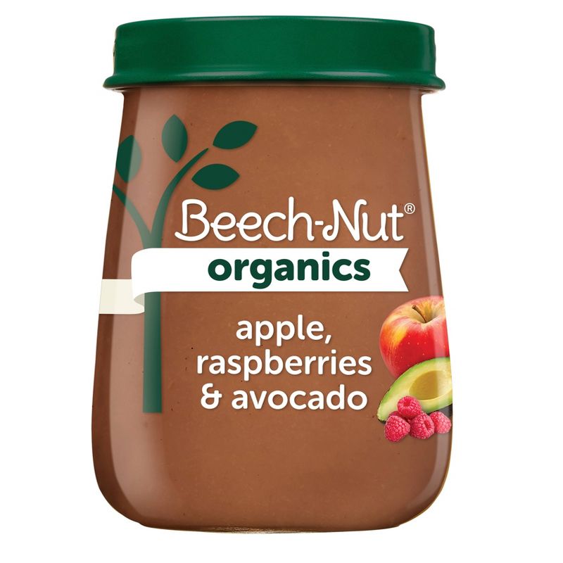 Beech-Nut Organics Apple Raspberries &#38; Avocado Baby Food Jar - 4oz, 1 of 10
