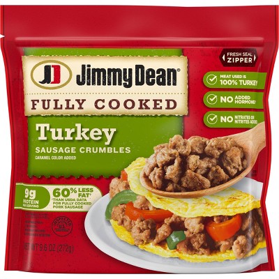 Jimmy Dean Fully Cooked Turkey Sausage Crumbles - 9.6oz