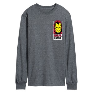 Men's - Marvel - Iron Man Invincible Oversized Long Sleeve Graphic T-Shirt - 1 of 4