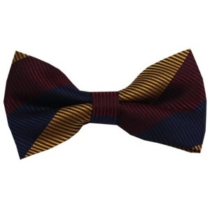 Men's Stripe Color 2.75 W And 4.75 L Inch Pre-Tied adjustable Bow Ties - 1 of 3