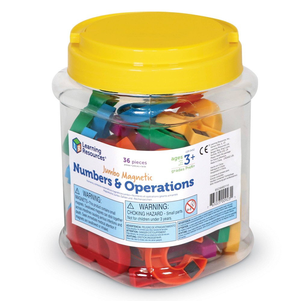 UPC 765023009231 product image for Learning Resources Jumbo Magnetic Numbers & Operations | upcitemdb.com