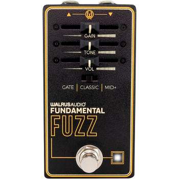 Walrus Audio Fundamental Series Fuzz Effects Pedal Black