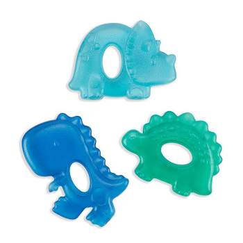 Itzy Ritzy Cutie Coolers 3pk Teether Set - Dinosaur