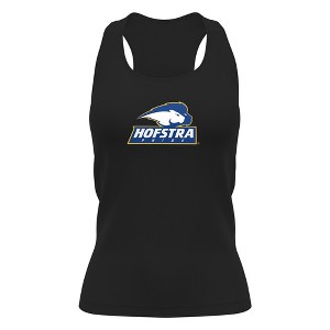 Hofstra University Adult Women's Sport Tank Top Primary Logo, Black - 1 of 4