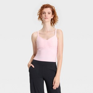 Women's Everyday Soft Ruched Cami Tank Top - All In Motion™ - 1 of 4
