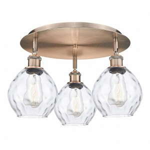 Waverly - 3 Light Flush Mount In Industrial Style-9 Inches Tall and 17.75 Inches Wide - 1 of 1