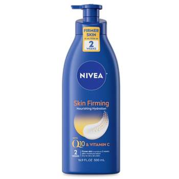 NIVEA Nourishing Skin Firming Body Lotion with Q10 and Vitamin C Scented - 16.9 fl oz