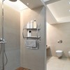 Juvale Wall Mounted 2 Tier Storage Organizer Shelf for Bathroom & Kitchen, Chrome Metal Shower Caddy with 2 Swing Towel Rack - 2 of 4