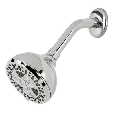 Aqua Dance Fixed Mount 5 Function Showerhead White/chrome