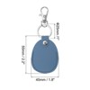 Unique Bargains Home Car Leather Metal Portable Exquisite Design Keychain 2 Pcs - 2 of 4