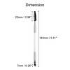 Unique Bargains Soft Double Heat Angled Eyebrow Brush Eyelash Extension Brush for Women Eye Makeup - 3 of 4