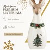Spode Christmas Tree Gold, Salt & Pepper Shakers, Santa & Reindeer Design, Dolomite, Holiday Salt Shaker & Pepper Shaker - 4 of 4