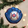 Old World Christmas Blown Glass Ornament for Christmas Tree, Chicago Cubs Baseball Mitt (with OWC Gift Box) - 2 of 4