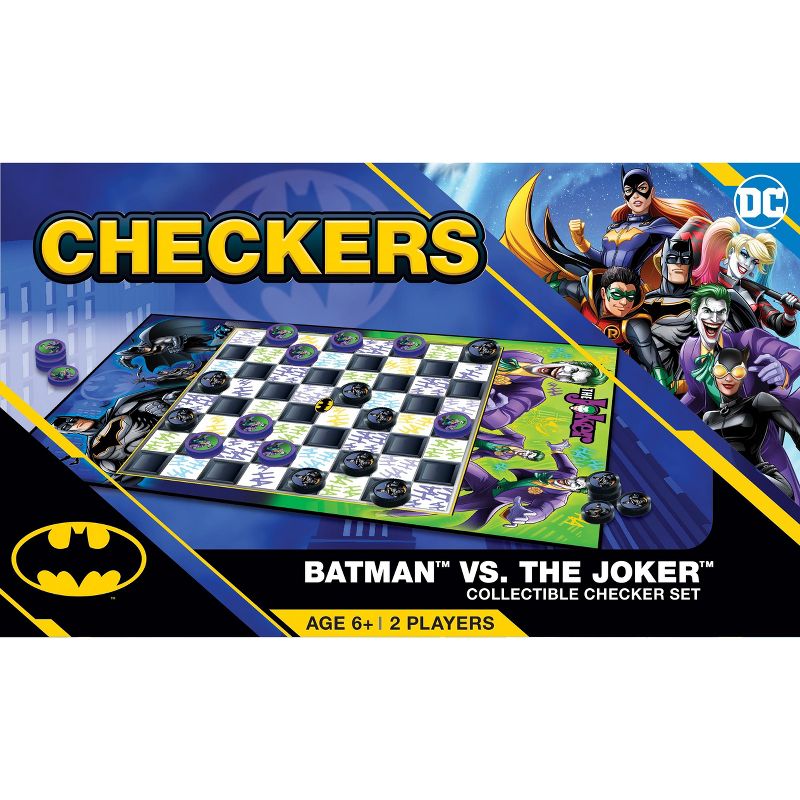 MasterPieces Officially licensed Batman Checkers Board Game for Families and Kids ages 6 and Up, 1 of 8