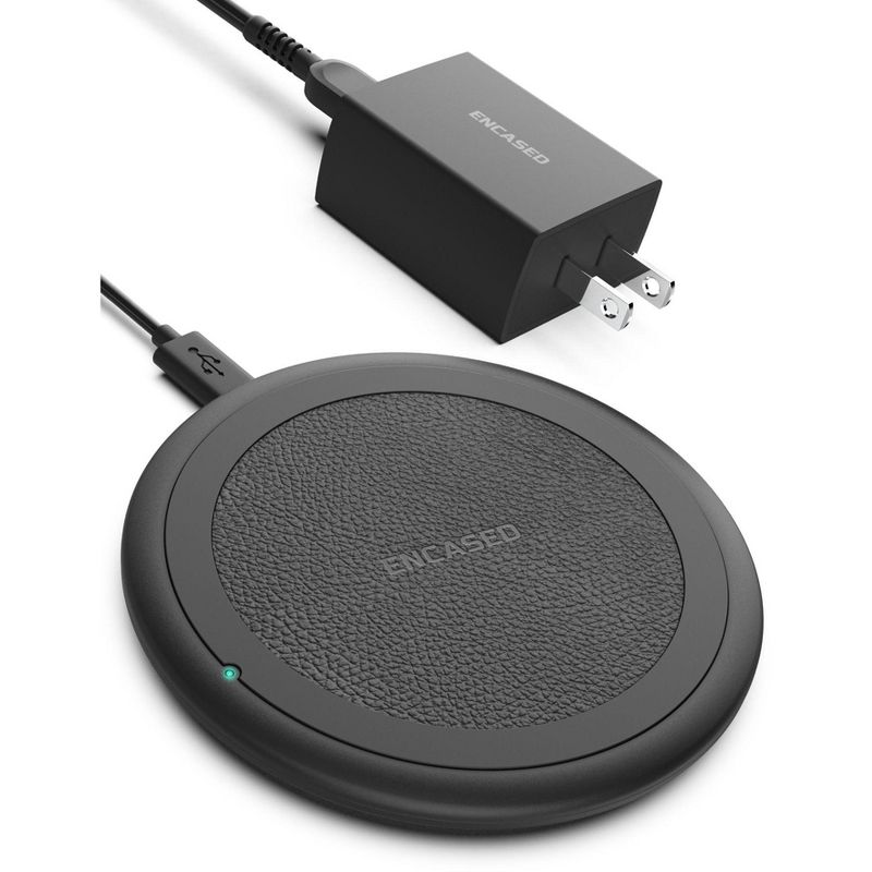 Encased Wireless Charging Qi Pad Fast Charging Ultra Thin Charger Compatible with Apple, Samsung, LG Phones &More AC Adapter Included, 1 of 7