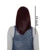 Alilang Medium Length Straight Bob Wigs 14 inch Synthetic with Bangs Daily Party Cosplay Hair Wig for Wome - 3 of 4