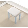 Makeup Vanity Table and Stool Set - 4 of 4