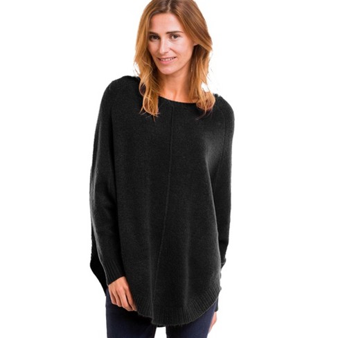 Ellos Women's Plus Size Duster Sweater - 30/32, Black : Target