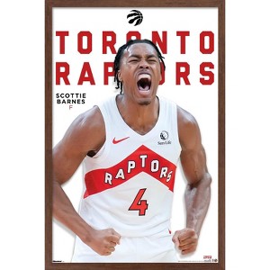 Trends International NBA Toronto Raptors - Scottie Barnes Feature Series 25 Framed Wall Poster Prints - 1 of 4