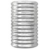 vidaXL Garden Planter Grey Powder-Coated Steel Medium Durable - Silver 15.7" x 15.7" x 26.8" - 3 of 4