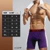 Rocky Men's Boxer Briefs 9", 2 PACK, 4-Way High Performance Pouch Underwear, Tagless - 4 of 4