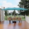 15ft Rectangular Patio Umbrella with Base - Large Outdoor Market Umbrella with Crank Handle & UV Protection for Pool/Backyard - 3 of 4