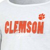 NCAA Clemson Tigers Girls' White Long Sleeve T-Shirt - 3 of 3