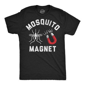 Mens Funny T Shirts Mosquito Magnet Sarcastic Bug Graphic Novelty Tee for Men - Crazy Dog Men's T Shirt for Animal Lovers - 1 of 4