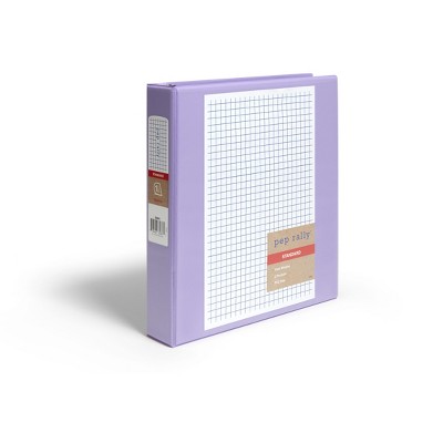 Pep Rally Standard 1 1/2" 3-Ring View Binders Lilac 58661