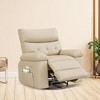 homfan Electric Recliner Chair - PU Leather 360° Swivel Recliner with Heat and Massage, Comfortable Lazy Chair for Living Room, Bedroom, Nursery - 2 of 4