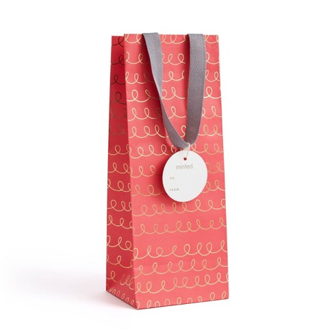 Christmas Red Wine Bag Target