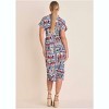 VENUS Womens Side Tie Midi Dress - 3 of 4