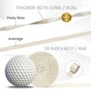 PartyWoo Crepe Paper Streamers White Sand Beige Cream Ivory 4 Rolls 328 ft 1.8 Inch x 82 Ft Rolls - 3 of 4