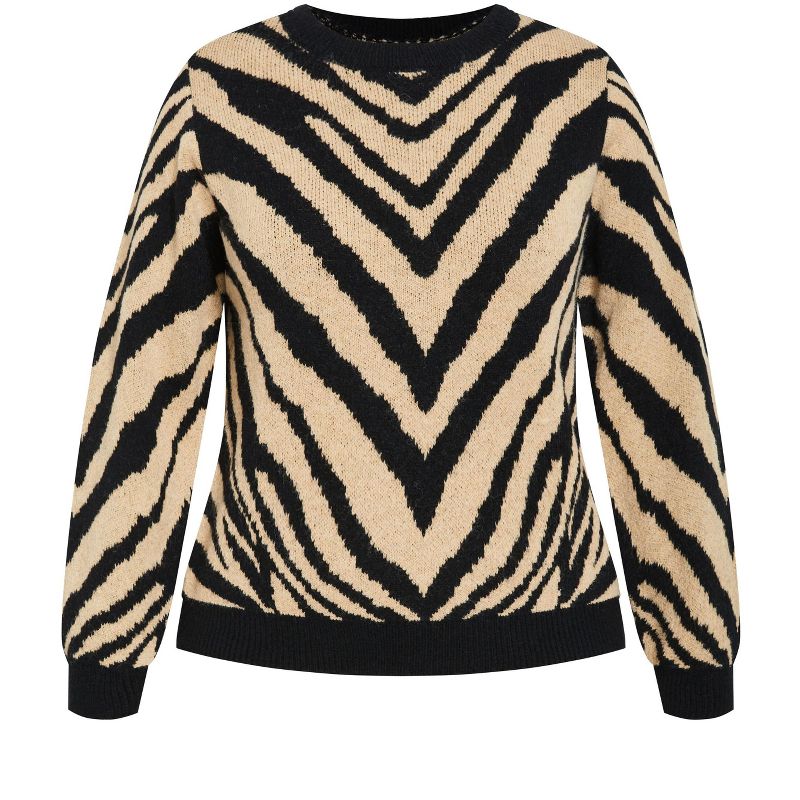 Women's Plus Size Freya Sweater - black | CITY CHIC, 5 of 8