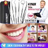 5PCS Dental Tools, Dental Pick Teeth Cleaning Tools Hygiene Kit, Plaque Remover for Teeth - 2 of 4