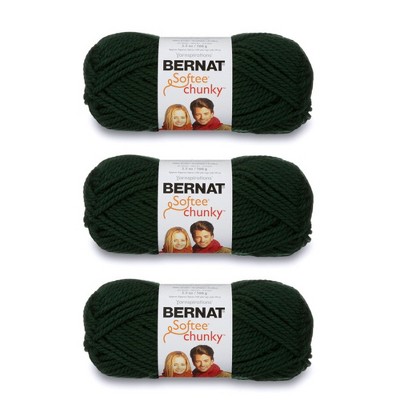 Bernat Blanket Brights #6 Super Bulky Polyester Yarn, Red White & Boom 10.5oz/300g, 220 Yards (4 Pack)