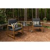 Casual Cushion Stripe Sunbrella Fabric 1-Piece Indoor/Outdoor Lumbar Pillow, 19"W x 12"L - 2 of 4