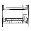 GDFStudio Elowen Modern Metal Twin Bunk Bed Frame with Ladder, Full-Length Guardrails and Under Bed Storage - 4 of 4