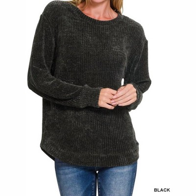 Women's Lillian Chenille Sweater - ZENANA