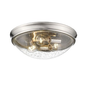 Millennium Lighting 3 - Light Flush Mount in  Brushed Nickel - 1 of 4