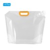 Unique Bargains Camping Hiking Plastic Collapsible Water Container Bags 4 Pcs - 3 of 4
