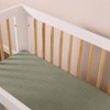 Babyletto Matcha Muslin Mini Crib Sheet, GOTS Certified Organic Cotton - 2 of 4