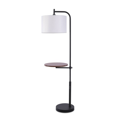Shaded Floor Lamp Oil Rubbed Bronze, Target Floor Lamp With Shelves