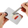 Unique Bargains Stainless Steel Makeup Palette Foundation Blending Tool with Makeup Scraper for Mixing Beige 1 Set - 2 of 4