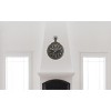 Pocket Watch Wall Clock Distressed Iron - Yosemite Home Decor: Vintage-Inspired, Quartz Movement, Indoor Use - 4 of 4