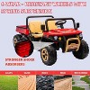 24V 2-Seater Ride On Dump Truck for Kids,4WD Electric UTV,with 6 Wheels,Remote Controlfor Kids Aged 3-5 Years - 2 of 4